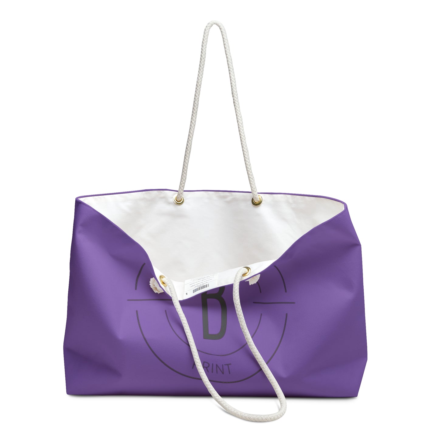 The Beaut Print Tote Purple