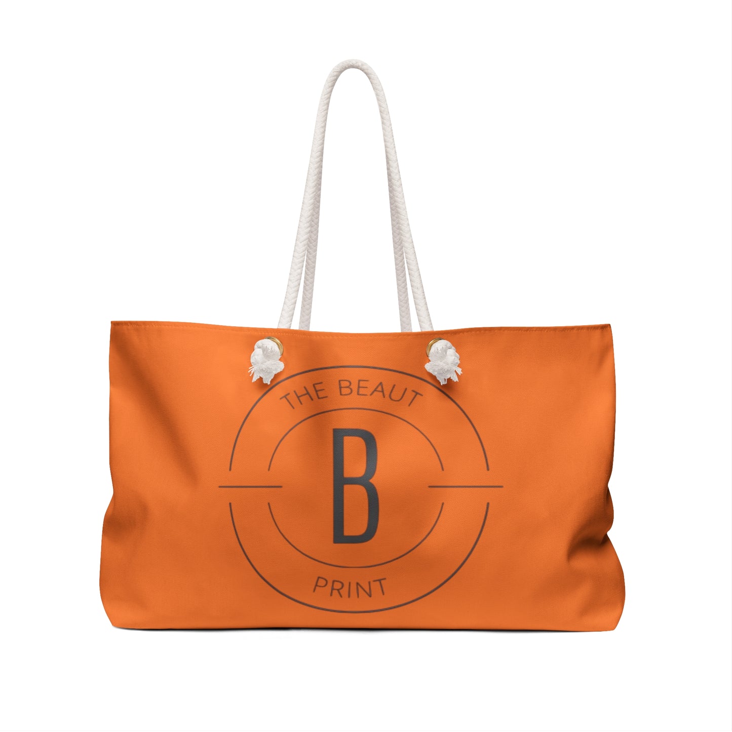 The Beaut Print Tote Bag Orange