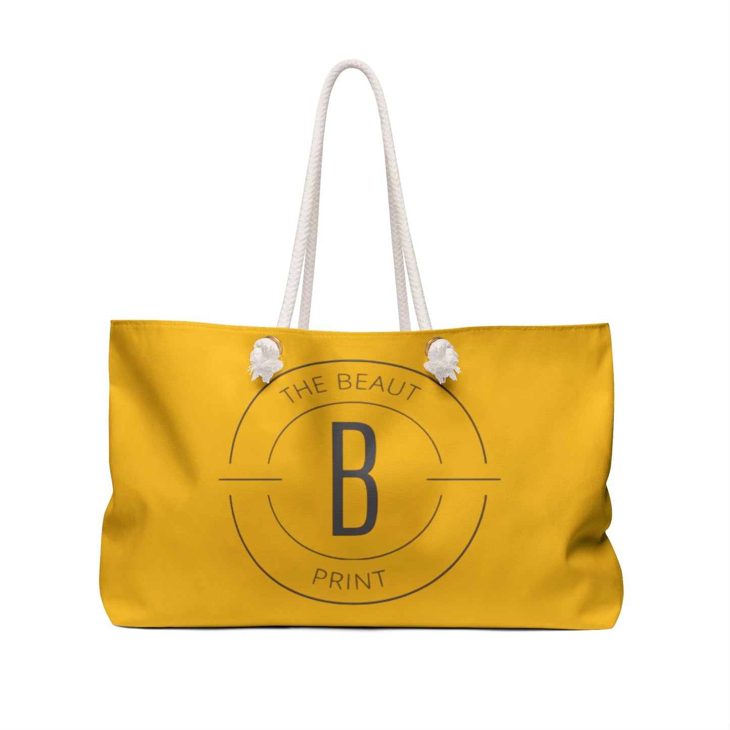 The Beaut Print Tote Bag Yellow