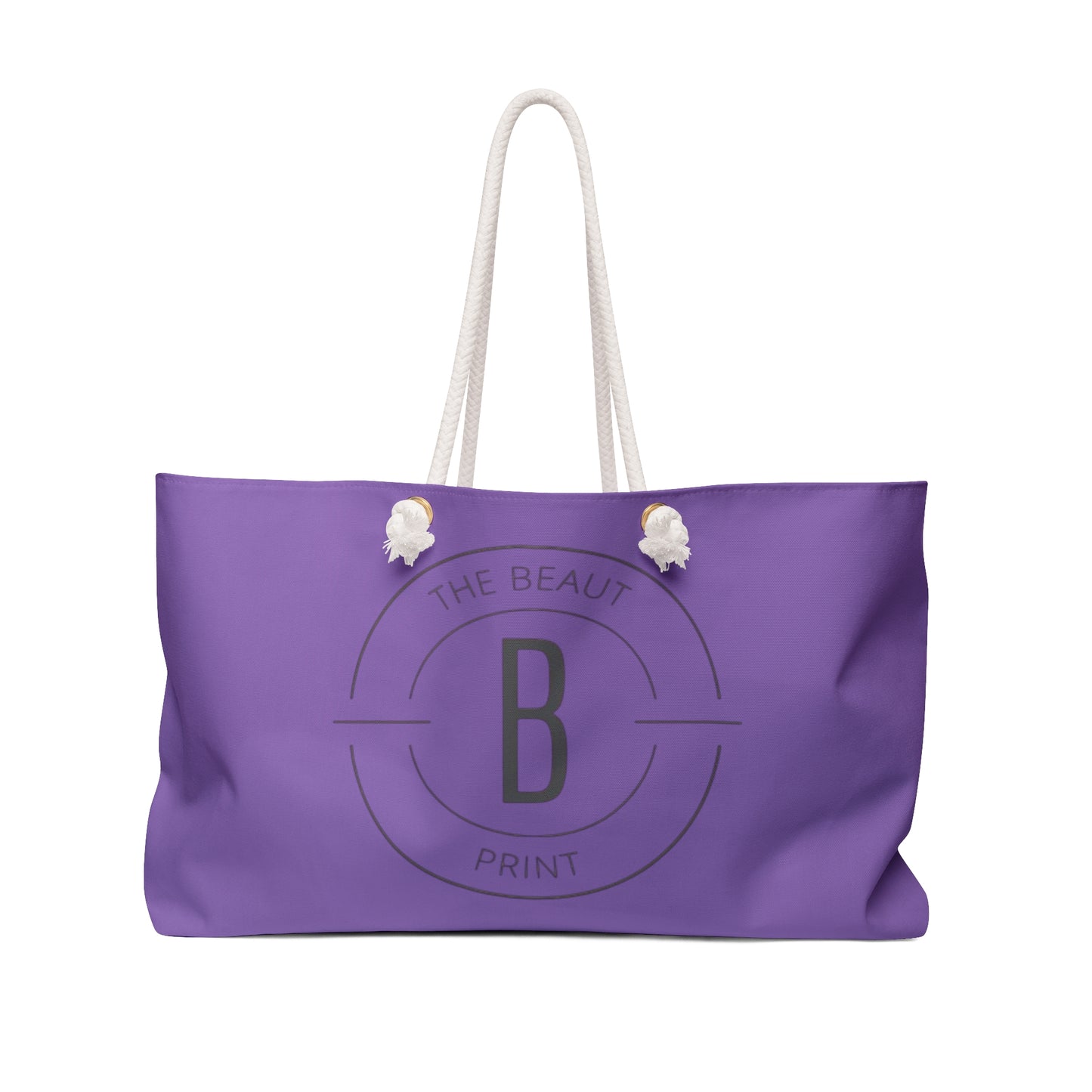 The Beaut Print Tote Purple