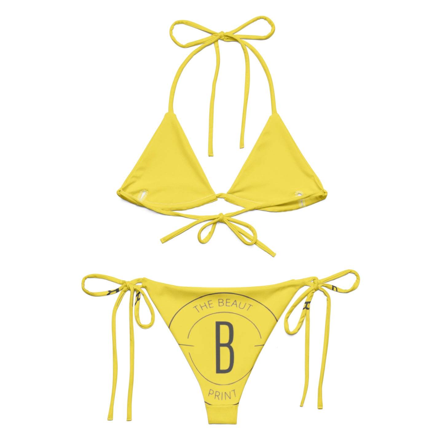 The Beaut Print Big logo bikini