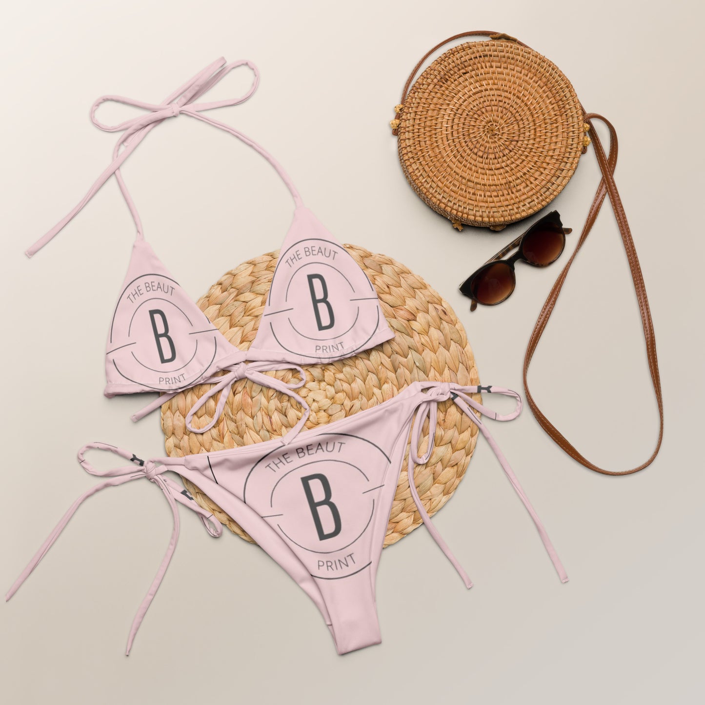 The Beaut Print Big logo Bikini