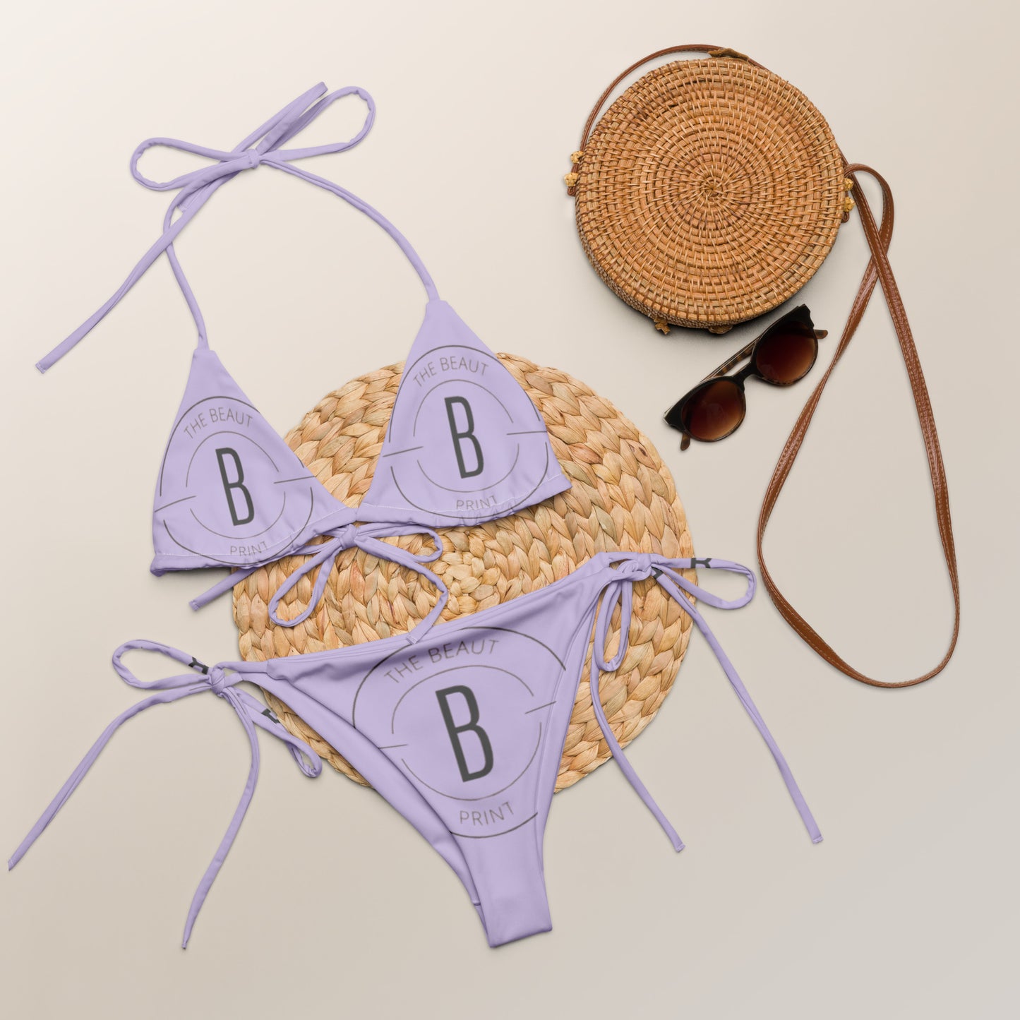 The Beaut Print Big logo bikini